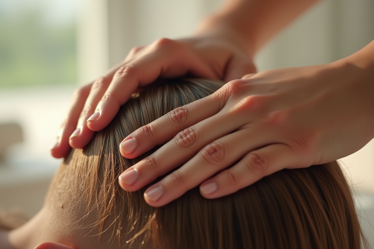 massage cuir chevelu